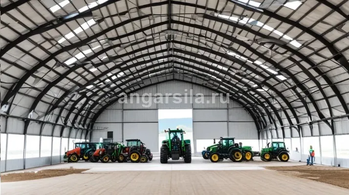 картинка-ссылка на статью: Использование бескаркасных ангаров для хранения техники и гаражей